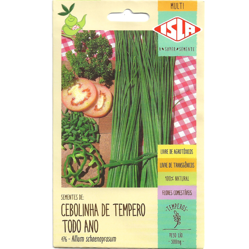 Sementes De Cebolinha Todo Ano Isla
