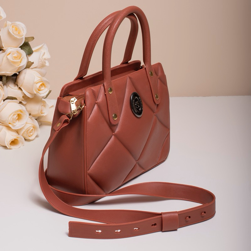 Bolsa Feminina Babi Alça de Mão e Corrente Removível Grande Zíper Elegante Moda Várias Cores| Pantera Brasil