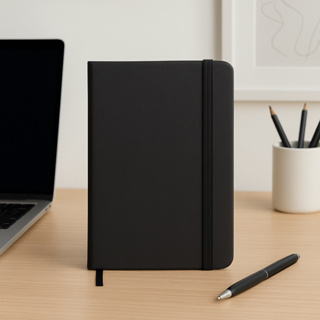 Mini Caderneta Tipo Moleskine 10x7 Sem Pauta 80 Folhas Amareladas De Bolso Pequena em Oferta na Shopee