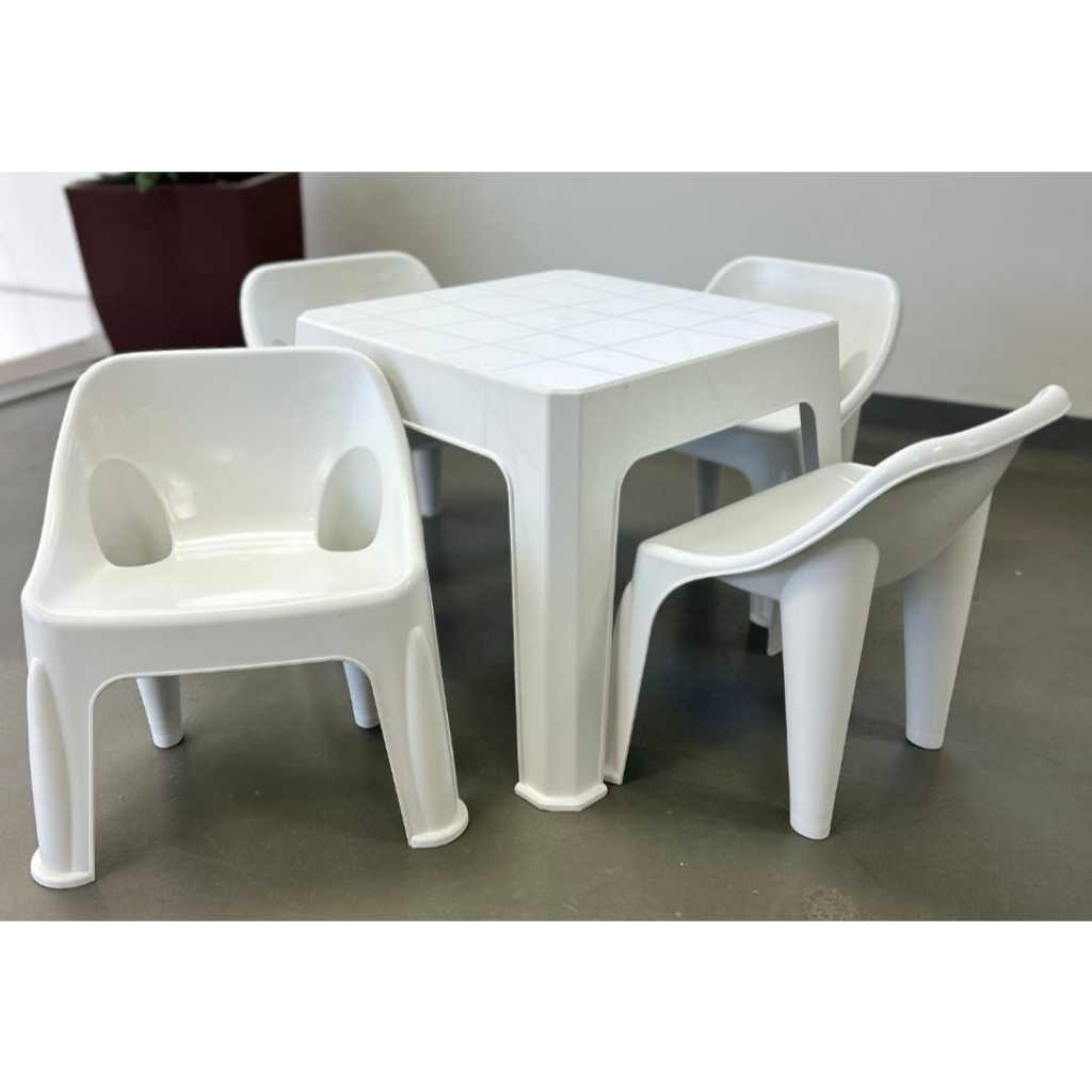 Jogo de Cadeiras e Mesa Infantil para Brinquedotecas Salão de Festas Escolas Casa e espaço kids — imagem 2 de 2