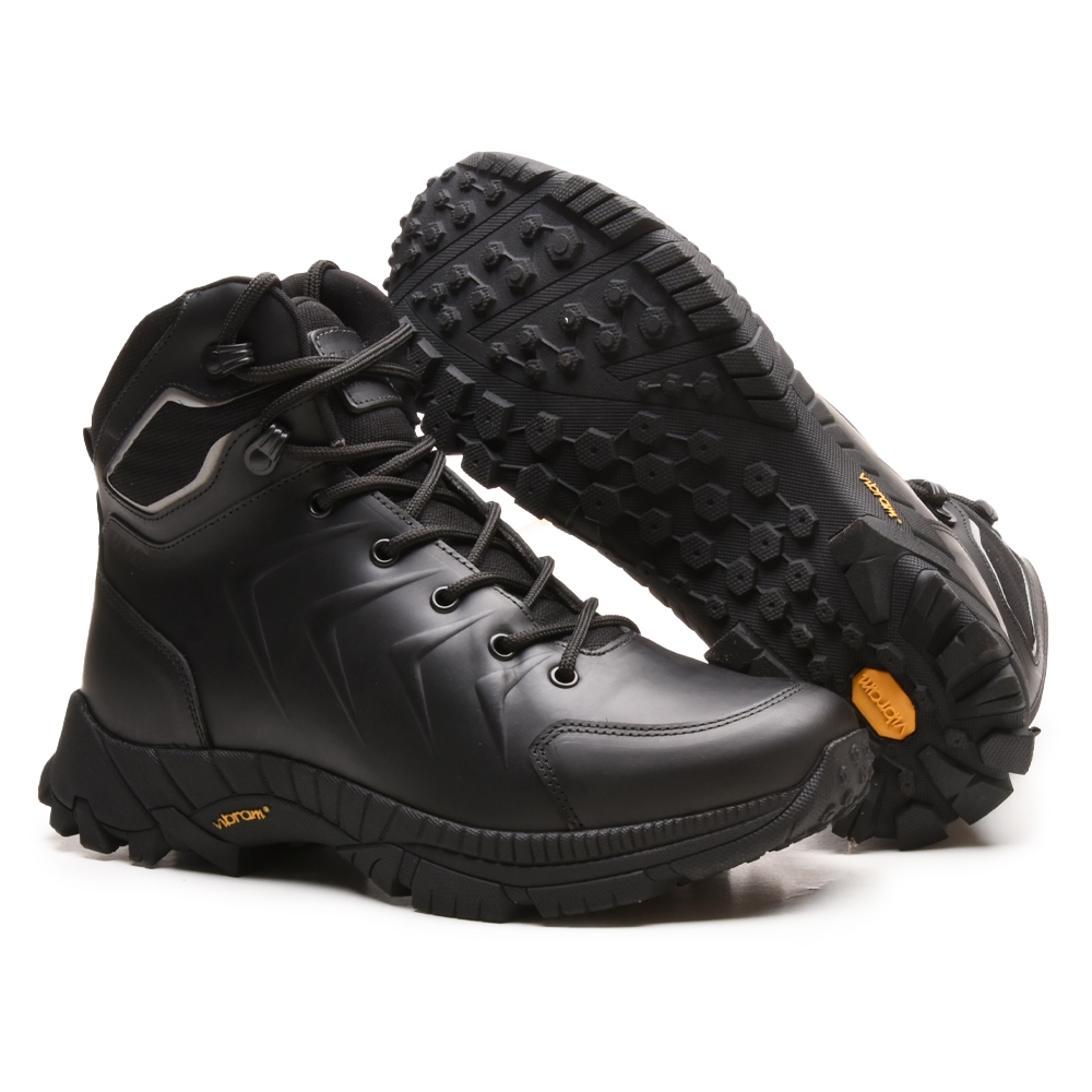 Coturno Adventure Masculino VNT Explore Bota Resistente a Água em Couro para Trilhas e Cidade