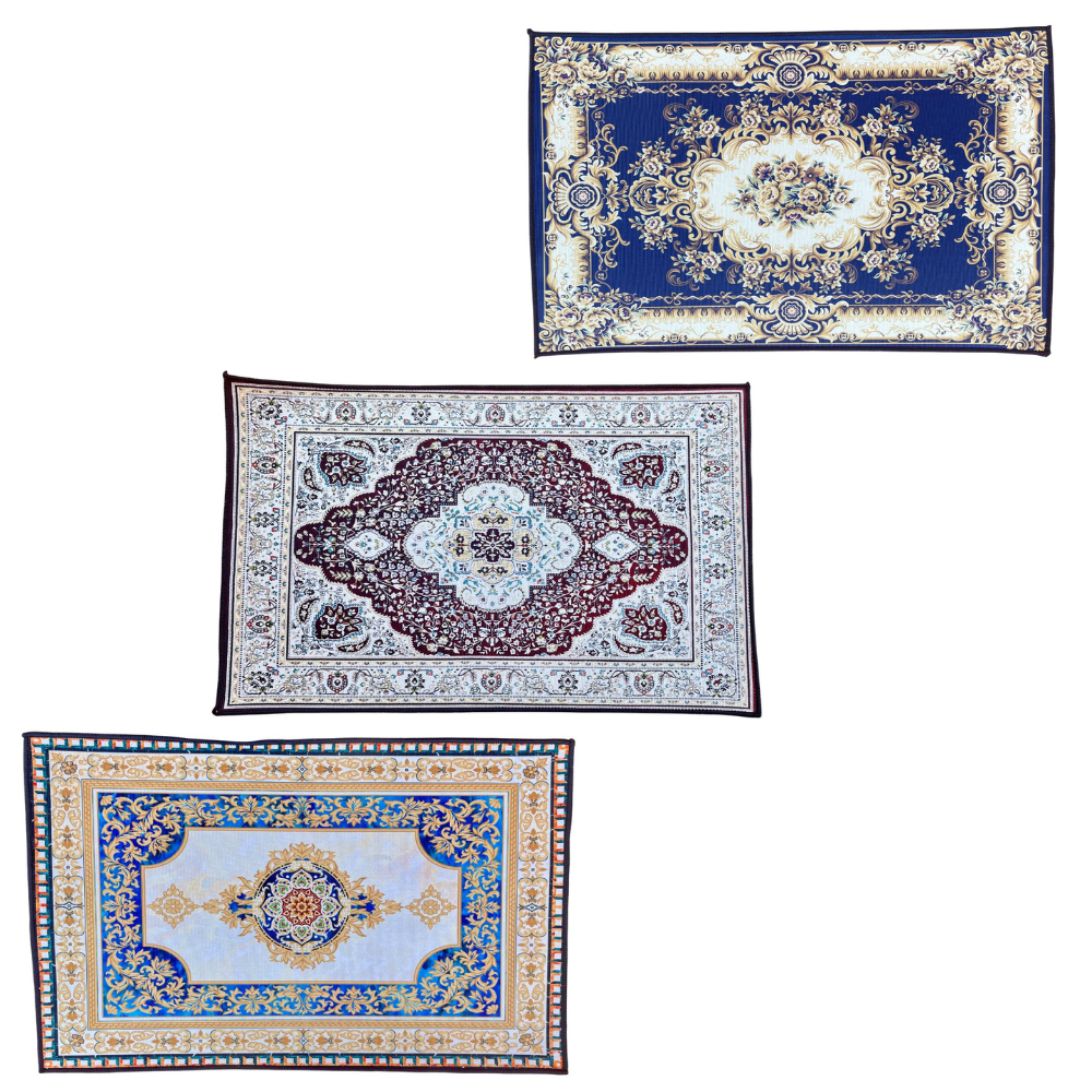 Tapete Capacho Pequeno Porta de Entrada Decorativo Antiderrapante 40 x 60 cm Poliéster em Oferta na Shopee