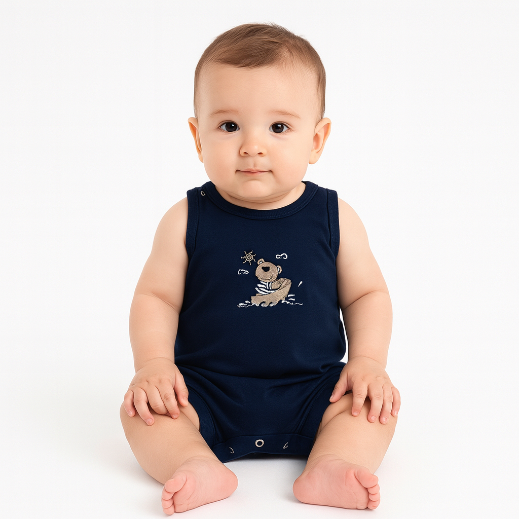 Macacão Infantil Bebê Menino Básico Super Macio e Leve Lançamento em Oferta na Shopee