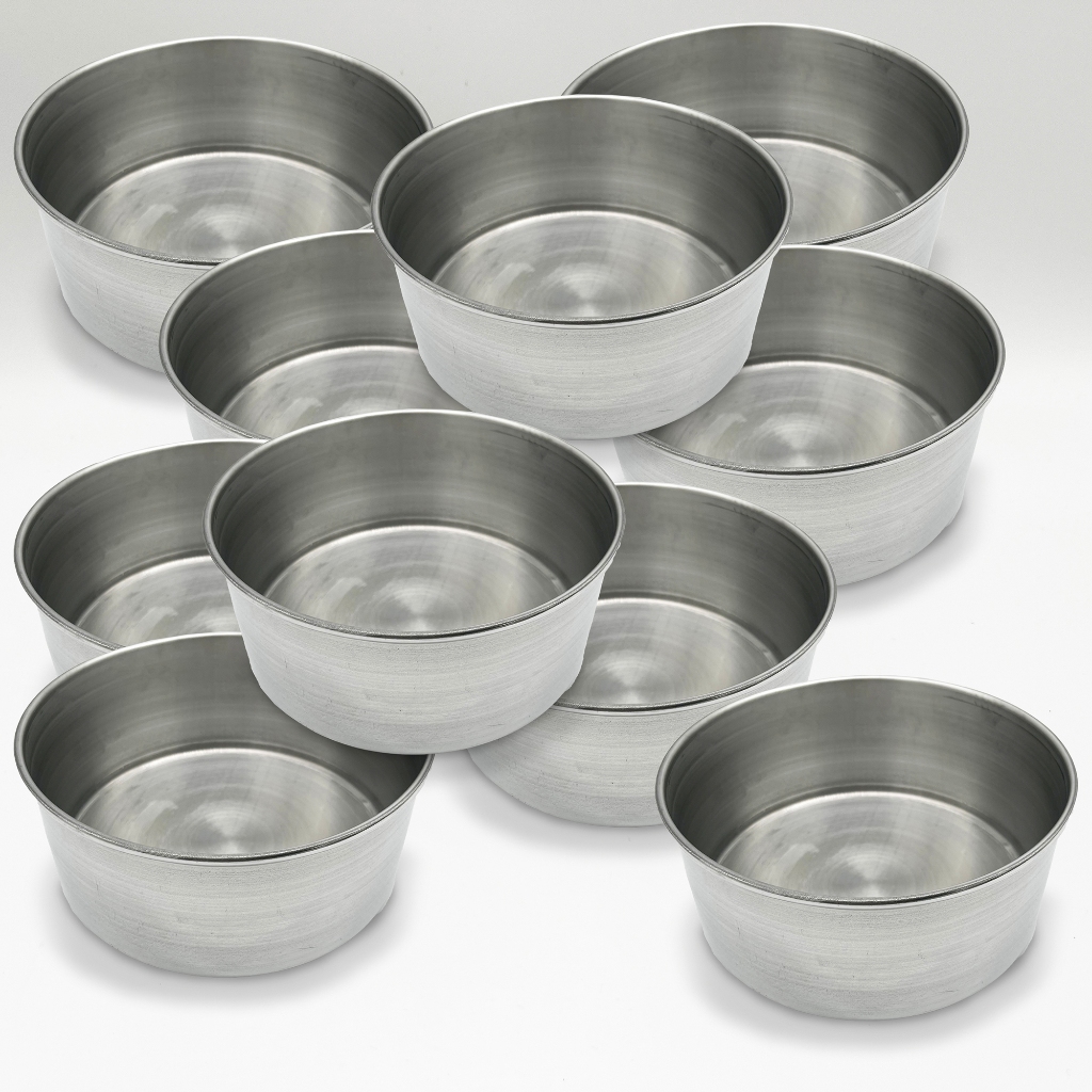 Kit 10 Formas de Bolo / Torteira Alta de Alumínio Nº 20 – 20 cm | Linha Polida | Indústrias Fênix