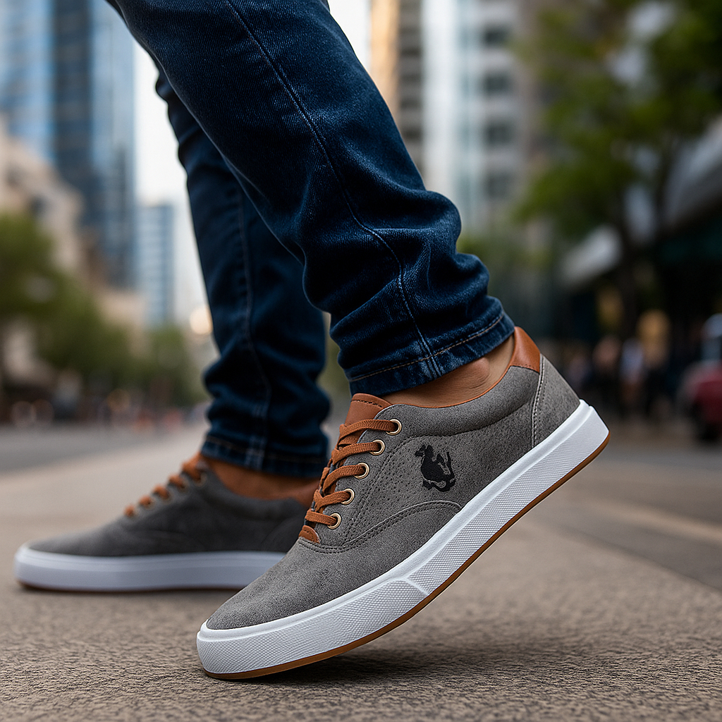 Sapatênis Masculino com Calce Fácil e Palmilha Confortável para o Dia a Dia em Oferta na Shopee