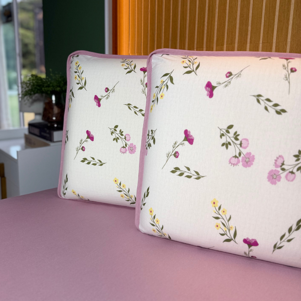 Jogo De Cama Solteiro, Casal ,Queen ,King malha premium 100% algodão com fronha estampada em Oferta na Shopee