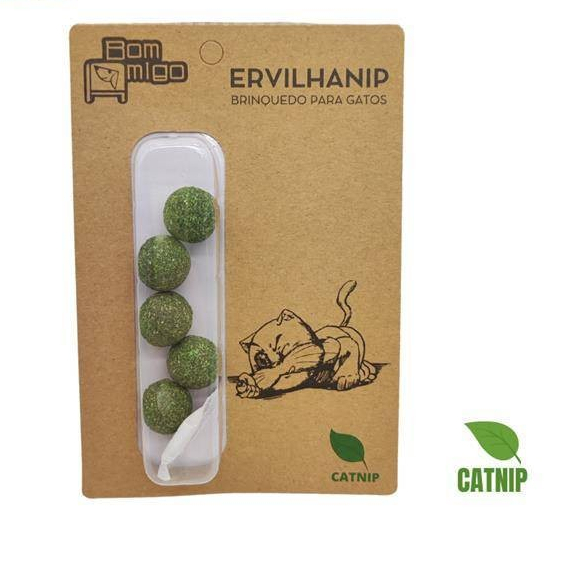 Ervilhanip - bolinhas de CATNIP - Qualidade Premium - Envio Imediato - W14091