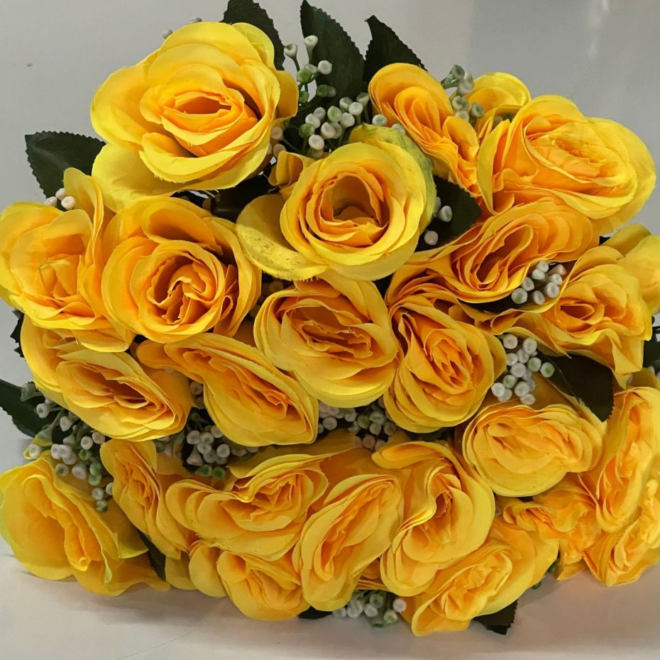Rosa Artificial C/24 Fores (Kit com 2)