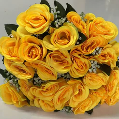 Rosa Artificial C/24 Fores (Kit com 2)