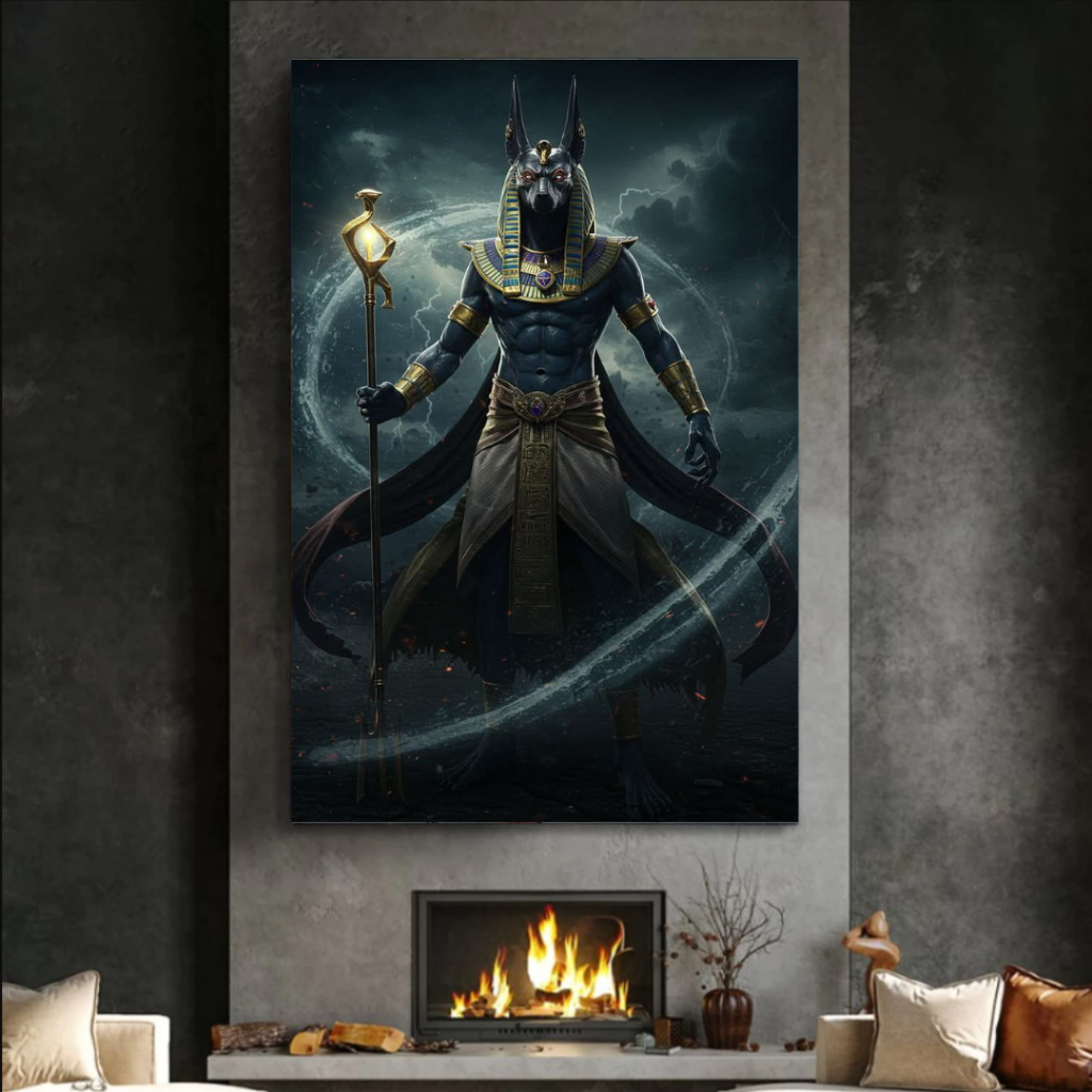 Quadro decorativo deuses do egito mitologia egípcia rá set horus batest anubis osiris isis