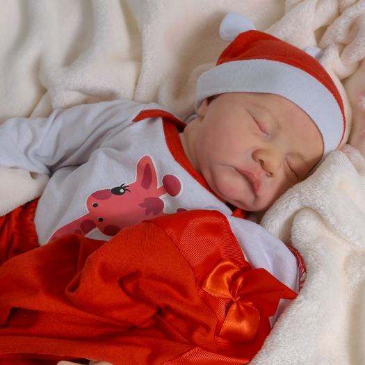 Bebê Reborn Boneca Recém Nascida Livia De Olhos Fechados 100% Em Silicone Envio Imediato em Oferta na Shopee