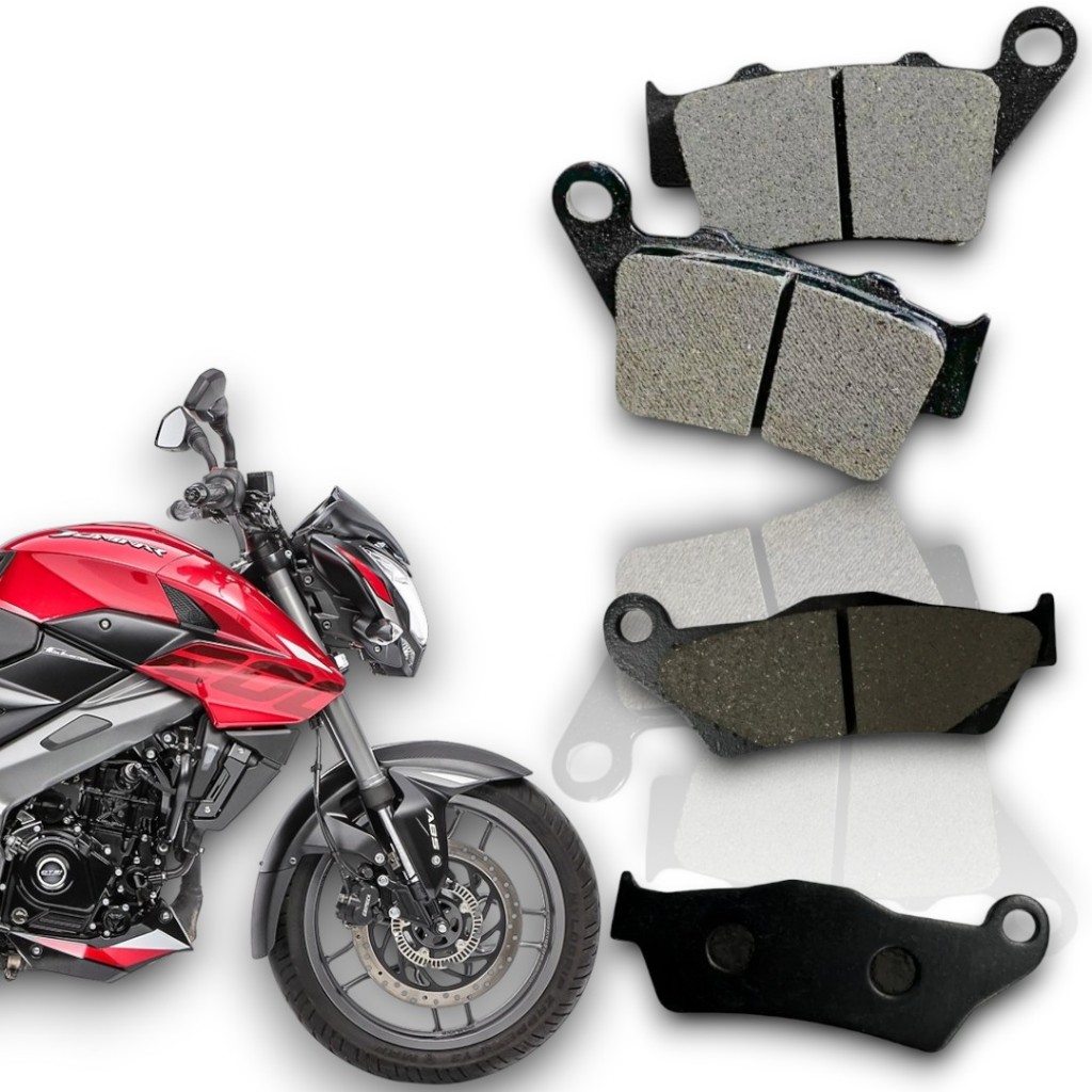Pastilha Freio Dianteiro + Traseiro Bajaj Dominar200 Ns200