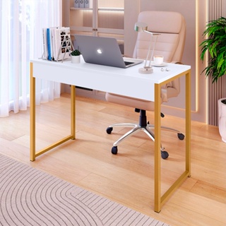 Mesa Escrivaninha Escritório Estilo Industrial Computador Fácil Montagem Várias cores- GM MÓVEIS em Oferta na Shopee