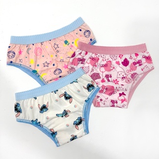 Kit 10 Calcinhas Íntimas Infantis Estampadas em Algodão Puro em Oferta na Shopee