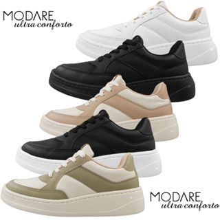 Tênis Feminino Modare Ortopédico Plataforma Ultraconforto Casual Confortável Original em Oferta na Shopee