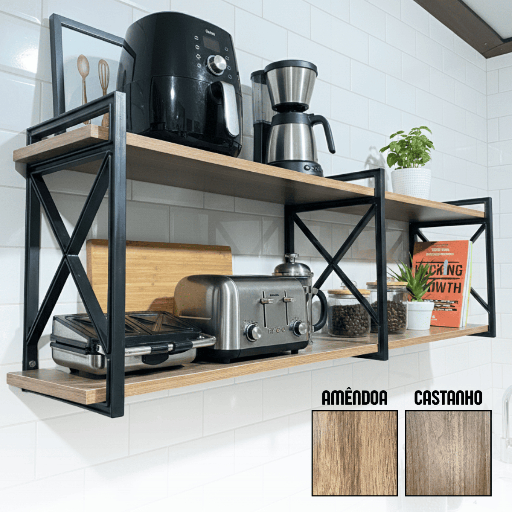 Prateleira de Parede Industrial: Onde Comprar | BuscaProdutos