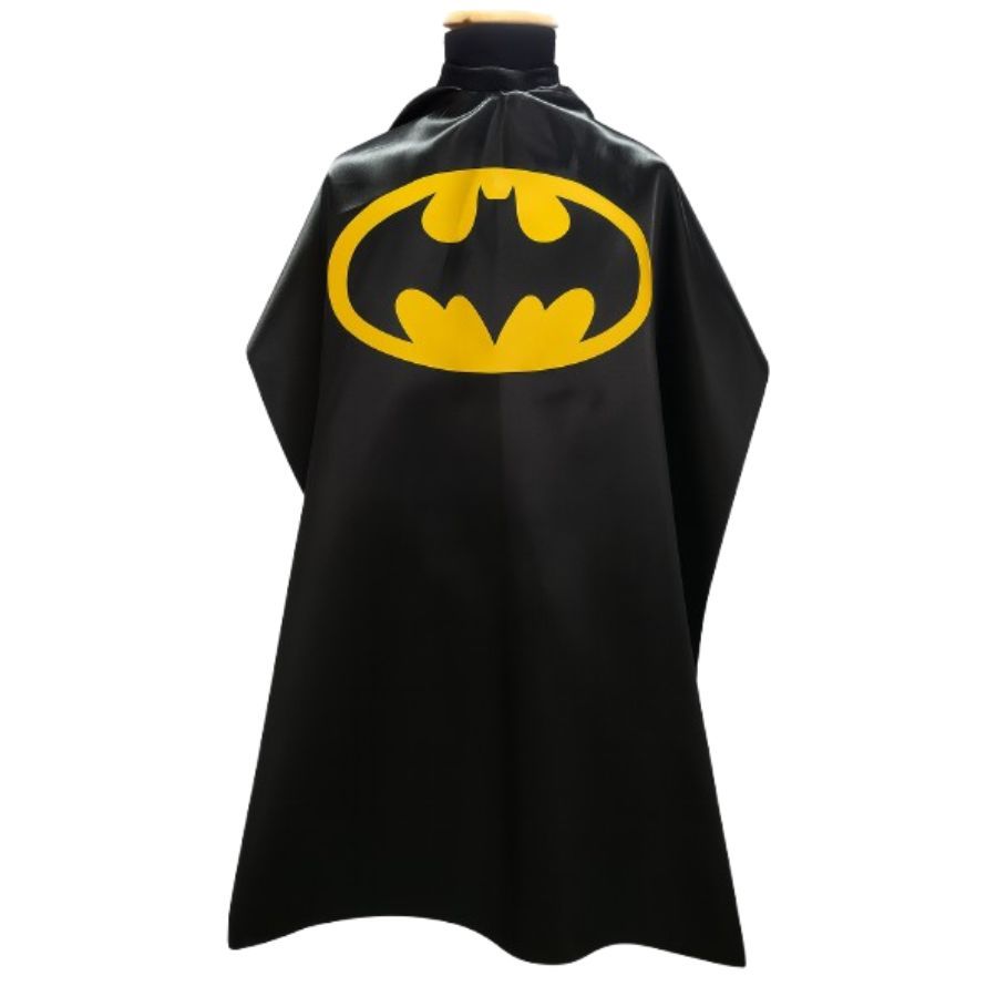 Capa de corte Infantil Heróis Batman Barbeiro Cabe
