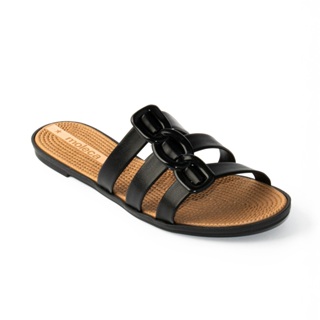 Sandália Moleca Feminina Rasteira Chinelo Casual 5297-566 Preto em Oferta na Shopee