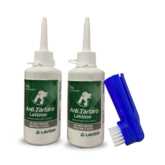 KIT C/2 UND LAVIZOO ANTI TARTARO + DEDEIRA - USO VETERINARIO