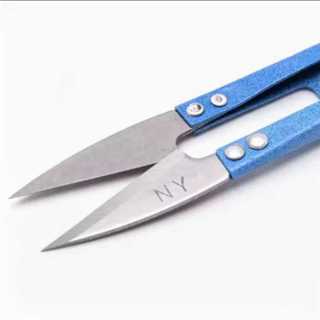 Tesoura de Arremate Kit 2 unidades Metal Premium NYBC Acabamento Pic. Bordado Artesanato Costura em Oferta na Shopee