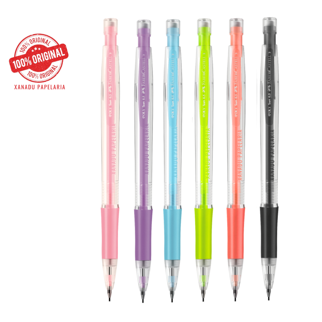 Lapiseira Poly Teen 0.5 mm ou 0.7 mm - FABER-CASTELL - ORIGINAL em Oferta na Shopee