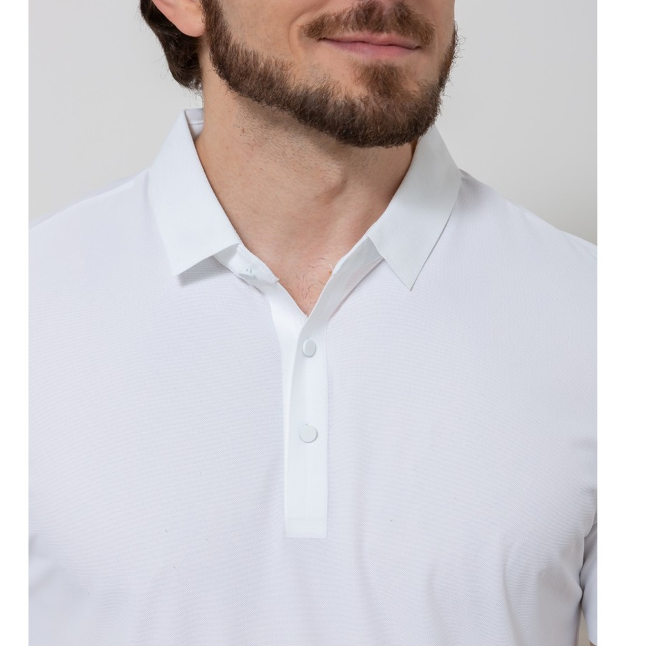 Camisa Polo De Seda Manga Curta Camisa Masculina Verão gola Alta Qualidade Camisa Polo Casual Promoçao