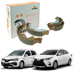 Sapata Lona De Freio J2 1.4 16V Etios Yaris 1.3 1.5 2011 Em Diante