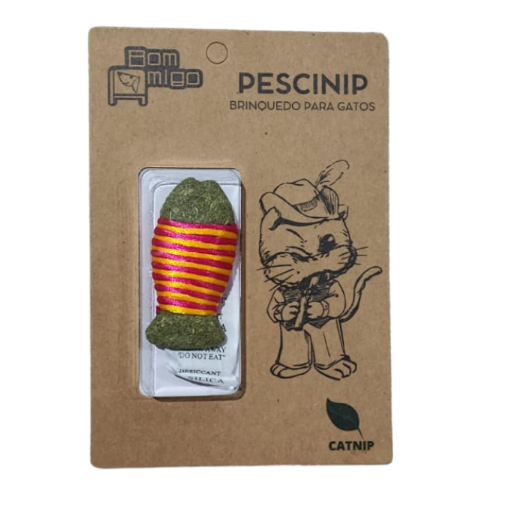 Brinquedo para Gatos PESCINIP com Catnip - Qualidade Premium - Envio Imediato- W14108