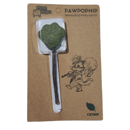 Brinquedo para Gatos Pawpopnip com Catnip - Qualidade Premium - Envio Imediato- W14102