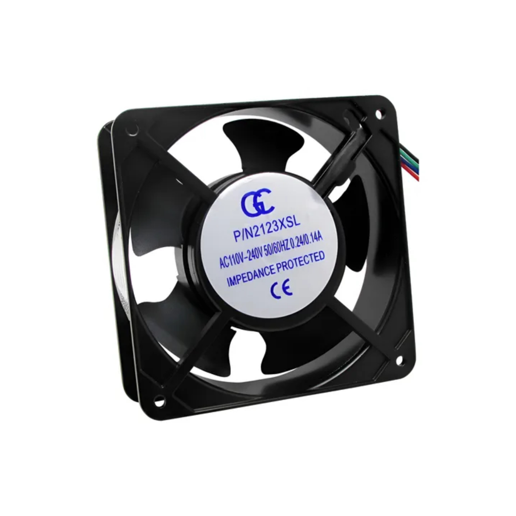 Micro Ventilador 120x120x38 110/220V Bivolt Cooler Ventoinha para Refrigeração Eletrônica