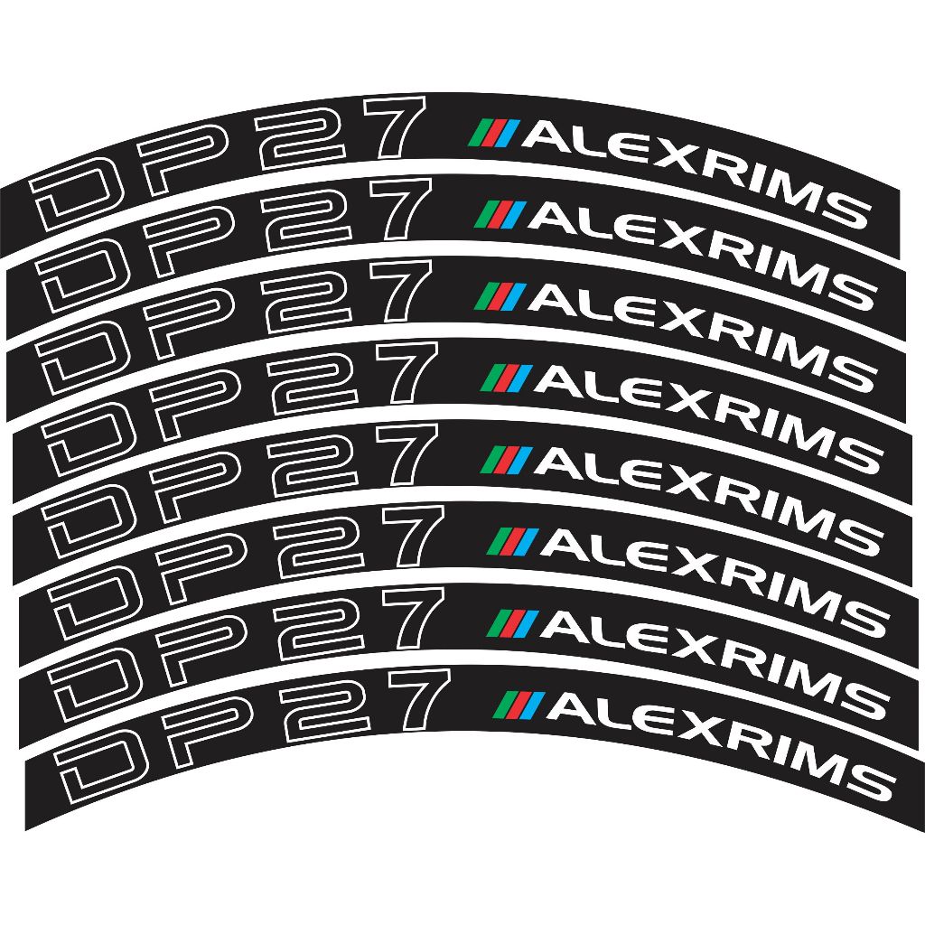 08 Adesivos compativeis roda Aro 29 DP27 Alexrims