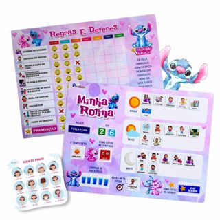 Kit Quadro Educativo Infantil: Quadro de rotina + Quadro De Incentivo Para Parede em Oferta na Shopee