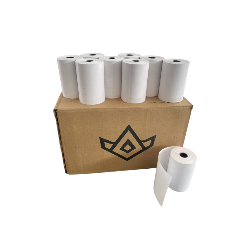 Bobina Termica Luxx 80x40 Caixa 30 Unidades Cor Branco