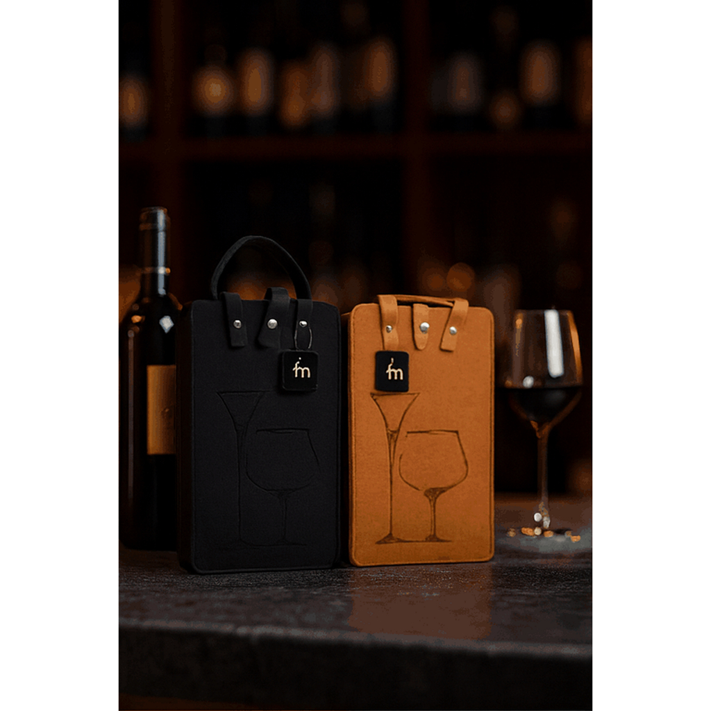 Bolsa Sacola Vinho Champagne Premium Adega Presente Gourmet Felcro Térmico Luxo Promoção
