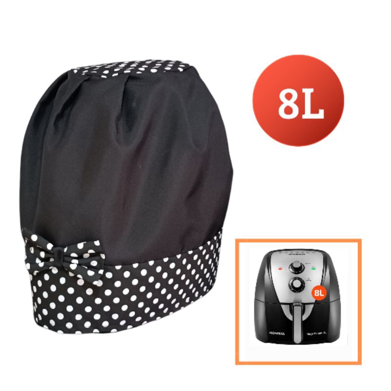 Capa para Air Fryer Fritadeira Elétrica Grande 8 Litros com laço