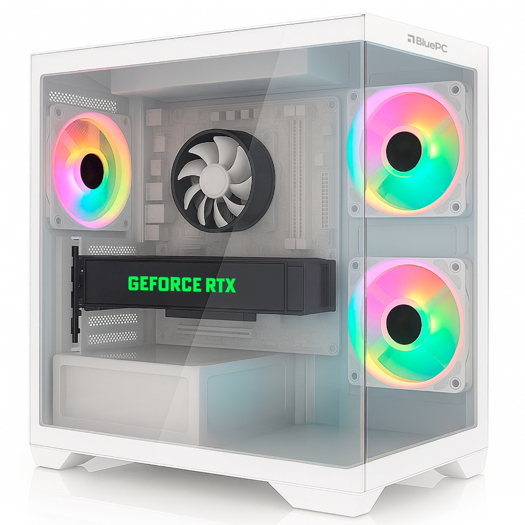 PC Gamer PULSE BluePC - AMD Ryzen 5 5600X, B450, RTX 5070 Ti 16GB, 32GB, SSD 1TB, 750W - PGBP-PUL123