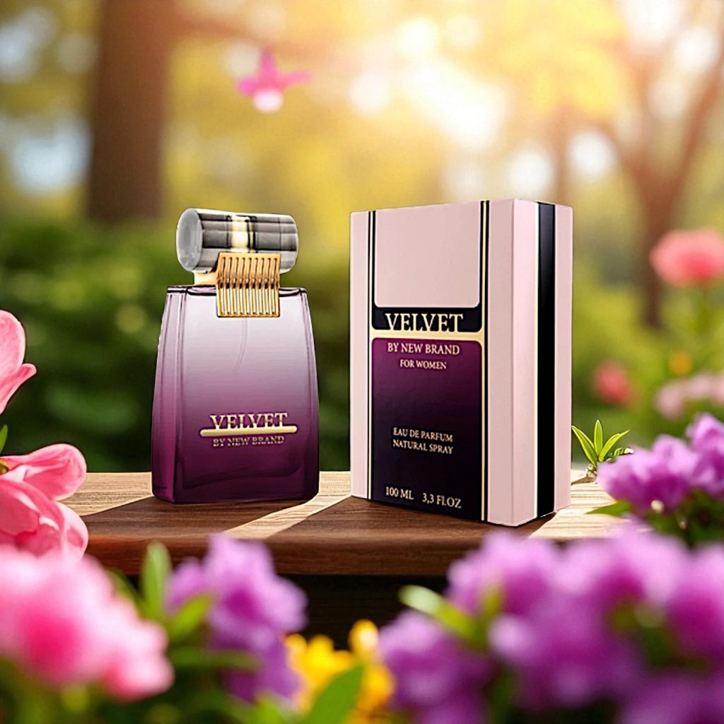 Perfume Velvet By New Brand Eau de Parfum 100ml – Feminino, Oriental Floral e Sofisticado