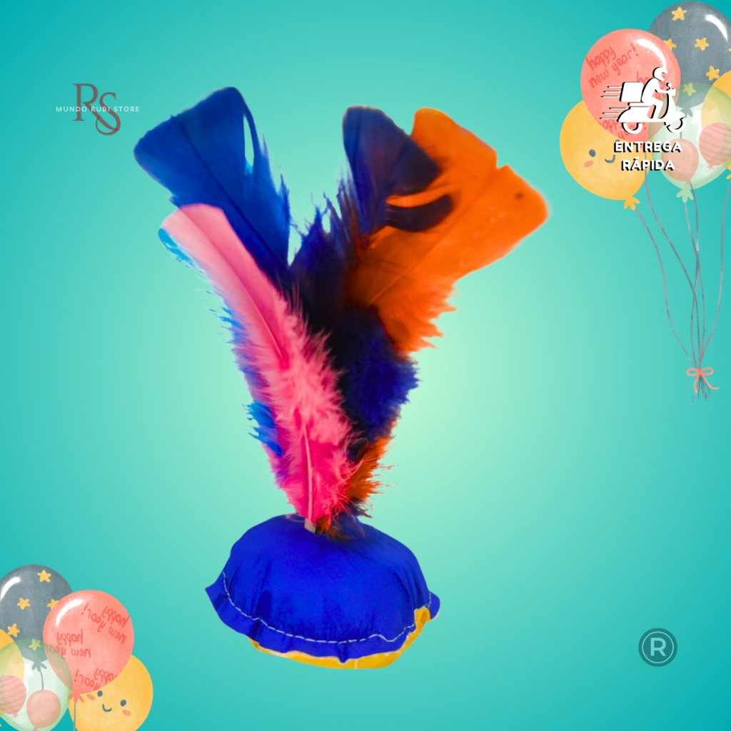 40-60-80-100 Peteca Infantil Prendas Festa Junina Brinquedo Lembrancinha Cores Diversas Atacado