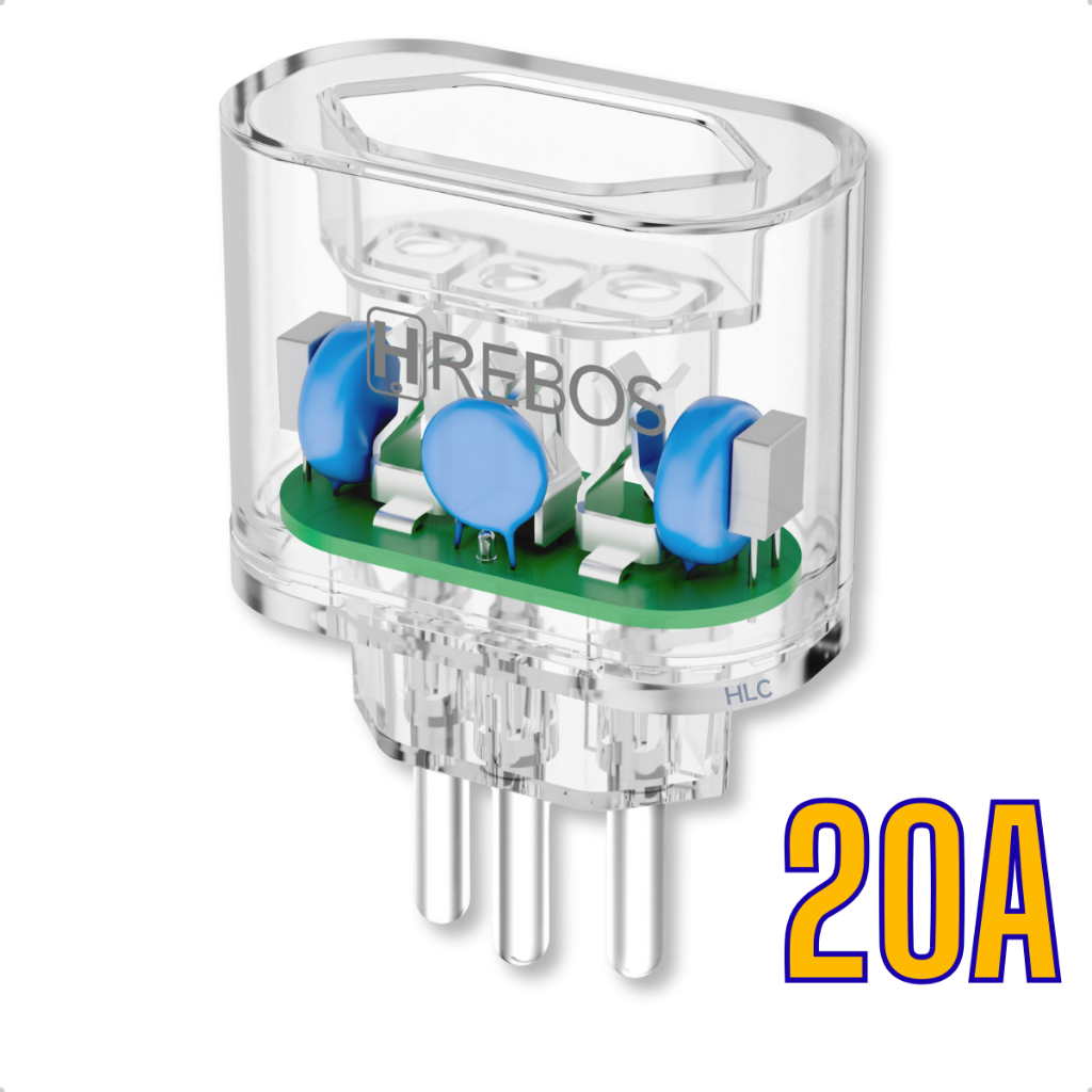 Protetor Elétrico DPS 20A - Contra Raios Surtos Quedas Picos de Energia Oscilações Bivolt 110v 220v