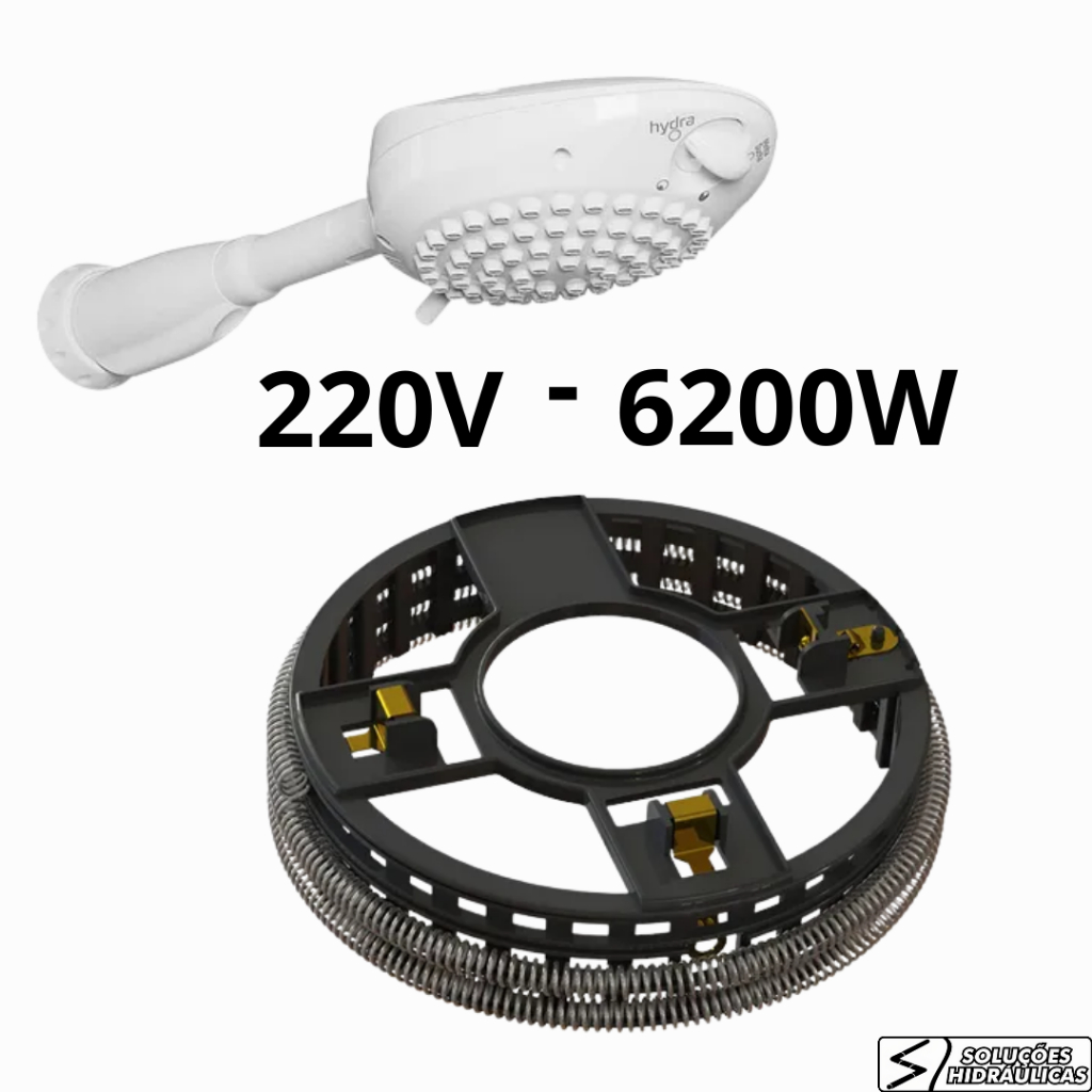 RESISTENCIA MINHA DUCHA DUCHA 4T 220V - 6200W - HYDRA