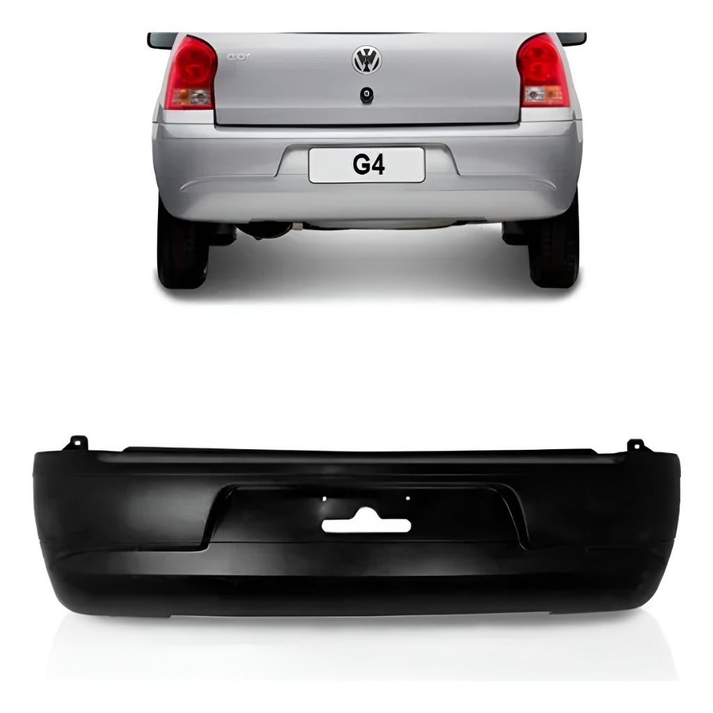 Para Choque Gol G4 2005/2010 C/ Suporte Metal 1° Linha Top