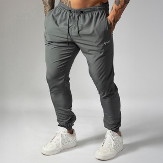 Calça Jogger Masculina de Tactel com Elastano Dry Fit Esportiva para Treino e Corrida