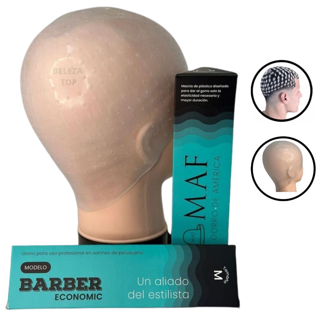 Touca Para Barbeiros Luzes E Mechas Alinhada Maf