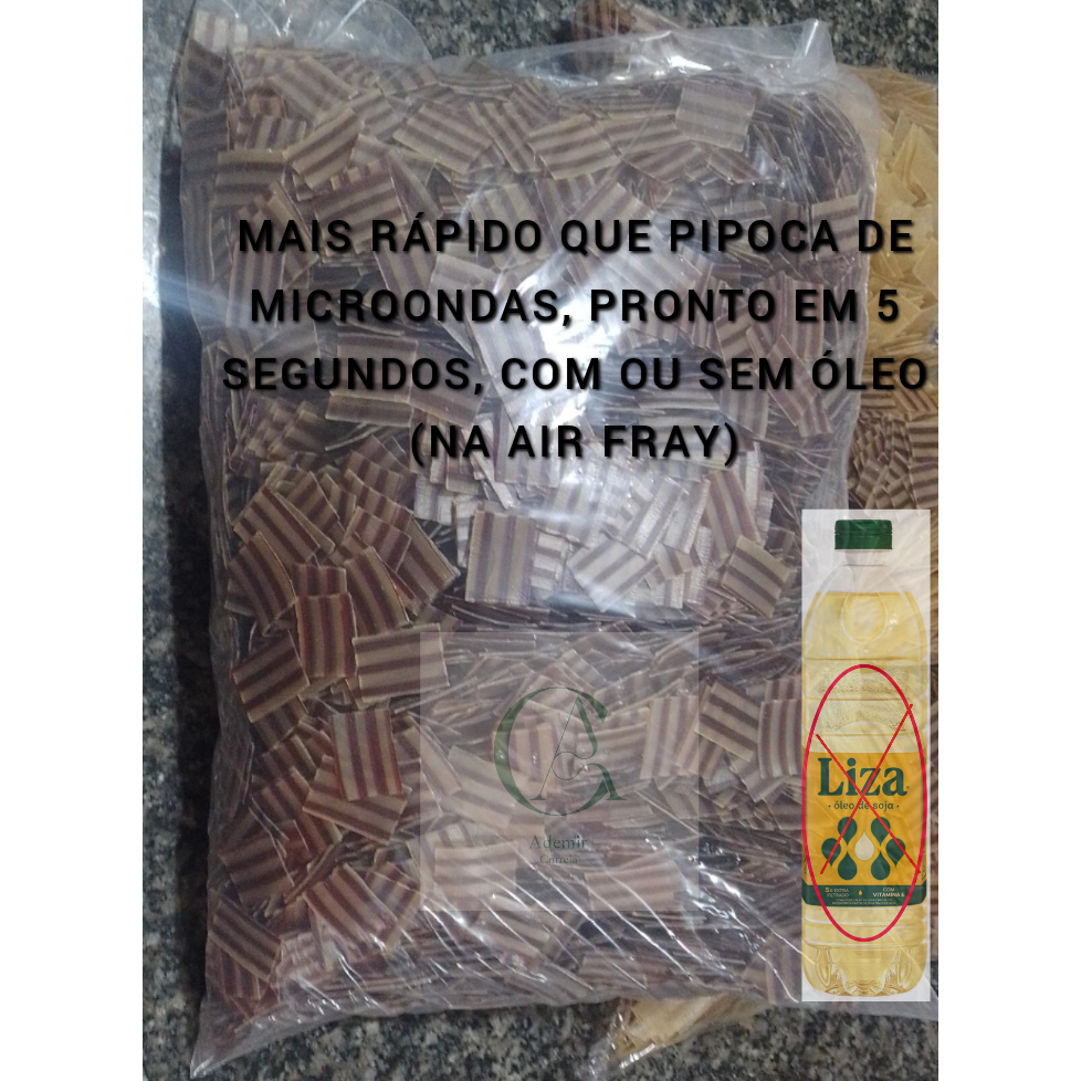 PURURUCA TIRA GOSTO SALGADINHO FEITO COM OU SEM ÓLEO NA AIRFRAY 1kg em Oferta na Shopee