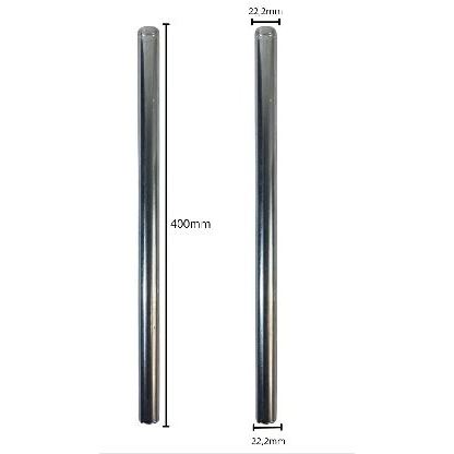 Canote de Bicicleta Selim Amr Cromado 22.1x400mm Aço Cromado