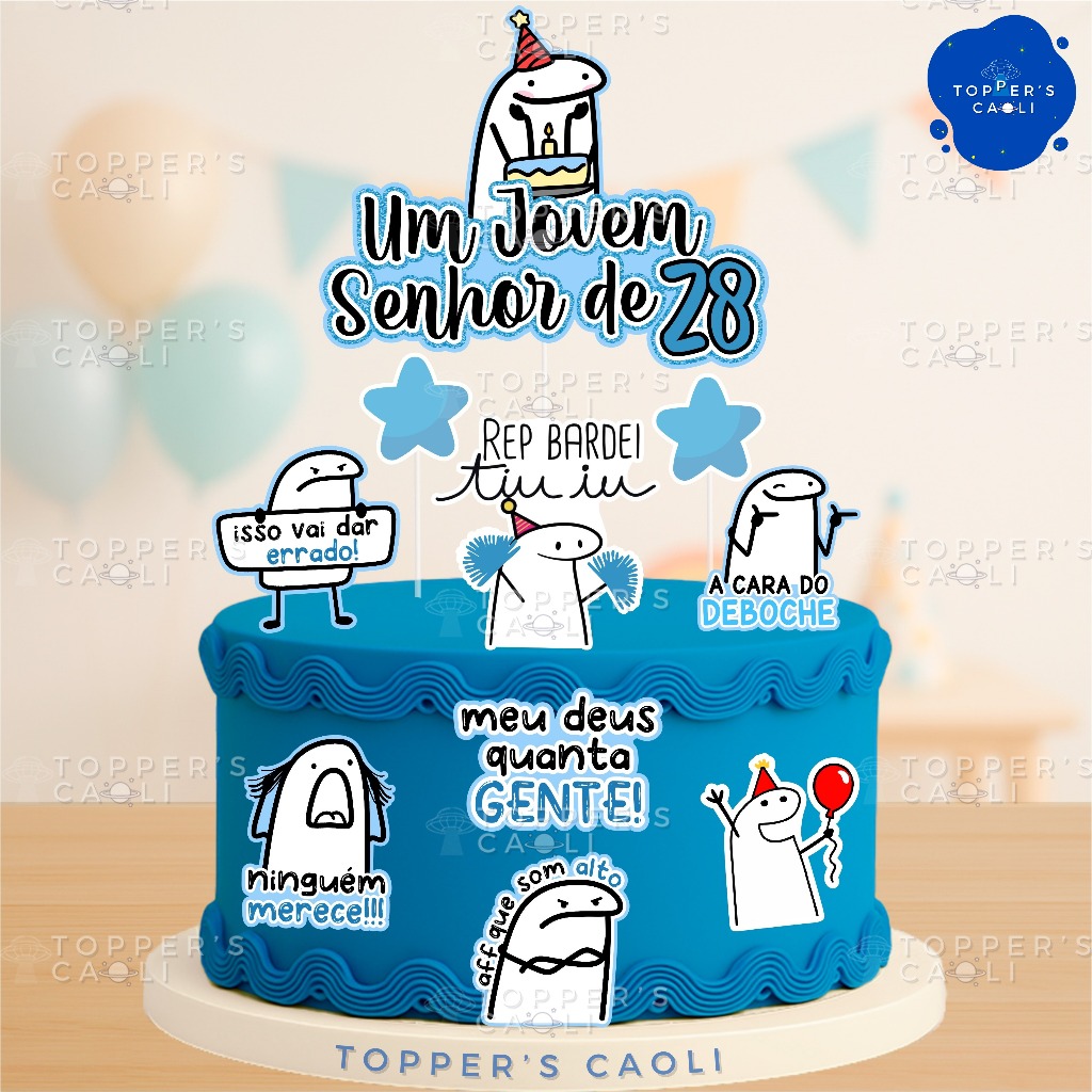 Topper de Bolo Bento Cake - Comprar com Melhor Preço em Padaria