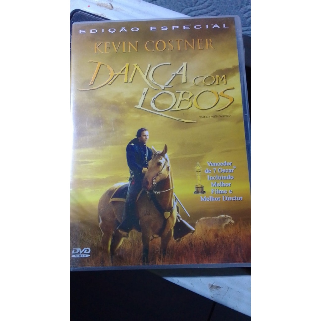 Dança com Lobos Kevin Costner Vencedor de 7 Oscar DVD oficial