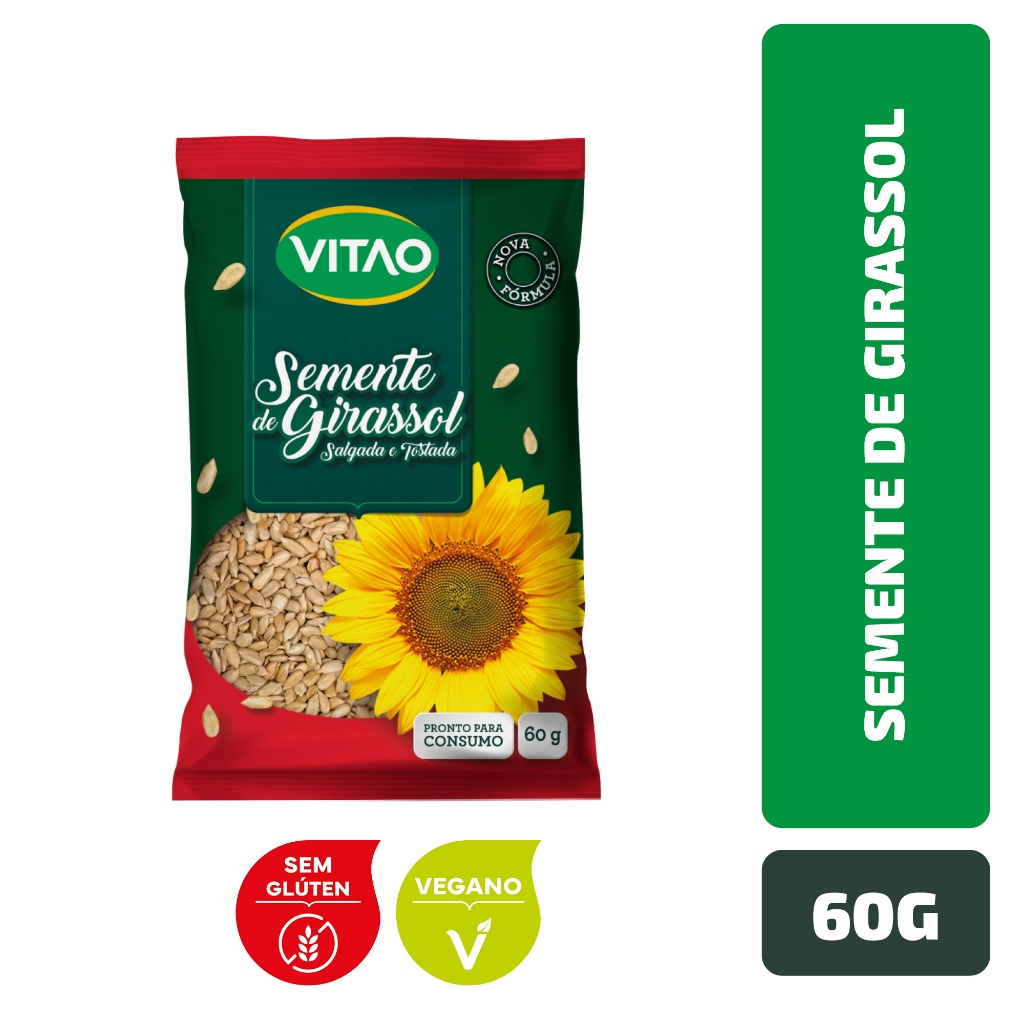 Semente de Girassol Vitao 60 g