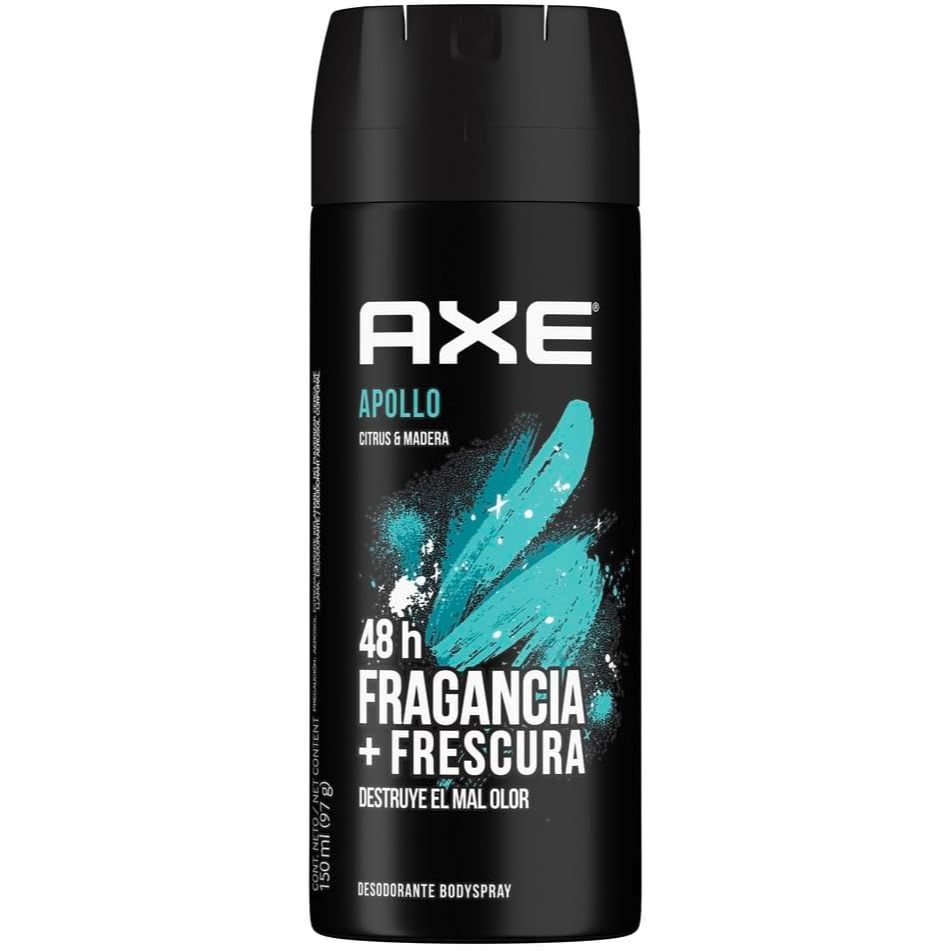 Desodorante Antitranspirante Axe Aerossol Apollo 48h Com 150ml em Oferta na Shopee