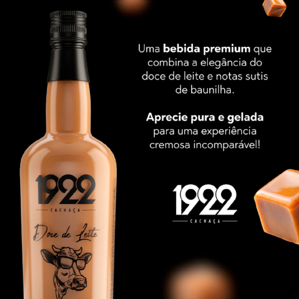 Detalhes do LICOR DOCE DE LEITE 1922 700ML